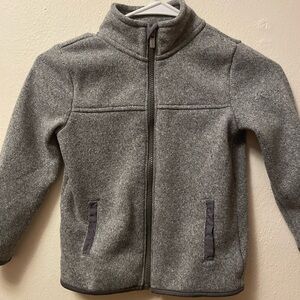 Old Navy, Size 5T, Gray Full-Zip Fleece Jacket